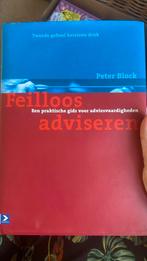 P. Block - Feilloos adviseren, Boeken, P. Block, Ophalen of Verzenden, Management, Zo goed als nieuw