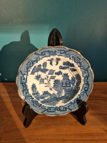 3 Vintage Schaaltjes Blauw Wit Decor beschikbaar voor biedingen