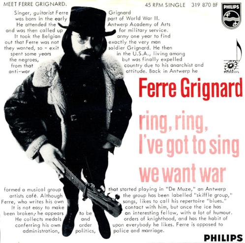 FERRE GRIGNARD – Ring, Ring, I’ve Got To Sing (Philips/NL), Cd's en Dvd's, Vinyl Singles, Verzenden