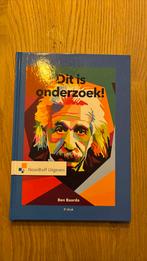 Dit is onderzoek van Baarda, Boeken, Ophalen of Verzenden, Beta, Nieuw, HBO