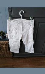 Witte driekwart broek merk so soire maat 34 l, So Soire, Wit, Ophalen of Verzenden, Zo goed als nieuw