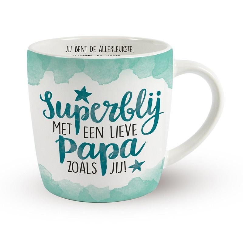 Enjoy Mok Papa, Nieuw, Ophalen of Verzenden, Overige stijlen, Kop(pen) en/of Schotel(s)