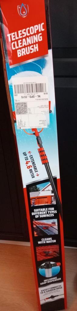 Telescopische Reinigingsborstel - Nieuw in doos!, Tuin en Terras, Bestrijdingsmiddelen, Nieuw, Overige soorten, Ophalen of Verzenden
