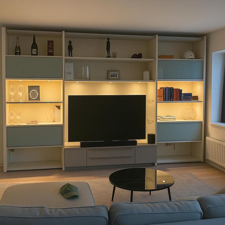 B&B Italia wandmeubel model PAB – verlichting en tv meubel, Huis en Inrichting, Kasten | Wandmeubels, Nieuw, Minder dan 100 cm