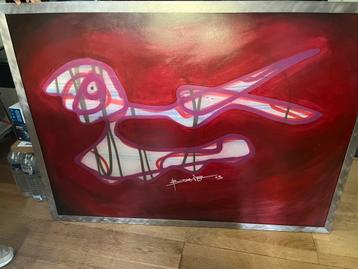 Schilderij abstract beschikbaar voor biedingen