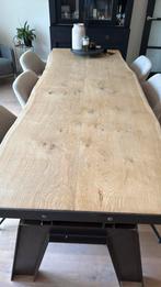 Boomstamtafel 240x 92cm, Huis en Inrichting, Tafels | Eettafels, Ophalen, 200 cm of meer, 50 tot 100 cm, Zo goed als nieuw