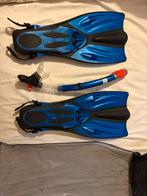 Snorkel + flippers 38-41. Geen duikbril, Ophalen of Verzenden, Zo goed als nieuw, Snorkelset