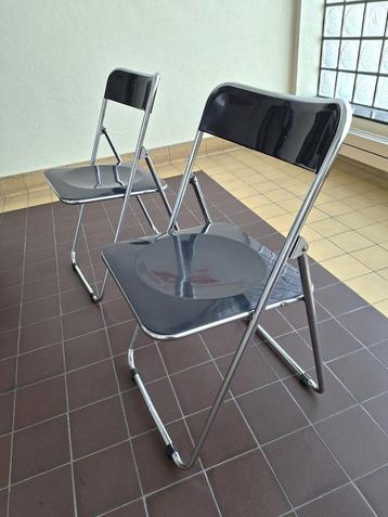 2x vintage Ted/Jim  design klapstoel Niels Gammelgaard Ikea beschikbaar voor biedingen