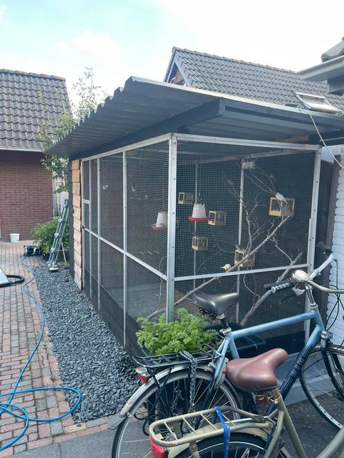 Volière broedkooien, Dieren en Toebehoren, Vogels | Hokken en Kooien, Gebruikt, Volière, Hout, Ophalen