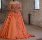 Hennajurk, Ophalen, Maat 46/48 (XL) of groter, Oranje, Zo goed als nieuw