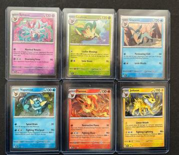 6 x Prismatic Promo Eeveelutions beschikbaar voor biedingen