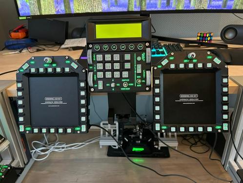 WINWING Orion2 Viper HOTAS + Pedals + MIP + Mounts, Computers en Software, Joysticks, Zo goed als nieuw, Ophalen of Verzenden