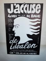 Poster van Robert Wout Opland J'Accuse, Rechthoekig Staand, Verzenden, Zo goed als nieuw, A1 t/m A3