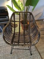 Mooie rotan | rieten stoel | fauteuille met armleuningen, Huis en Inrichting, Fauteuils, Ophalen, Gebruikt, Minder dan 75 cm, Riet of Rotan
