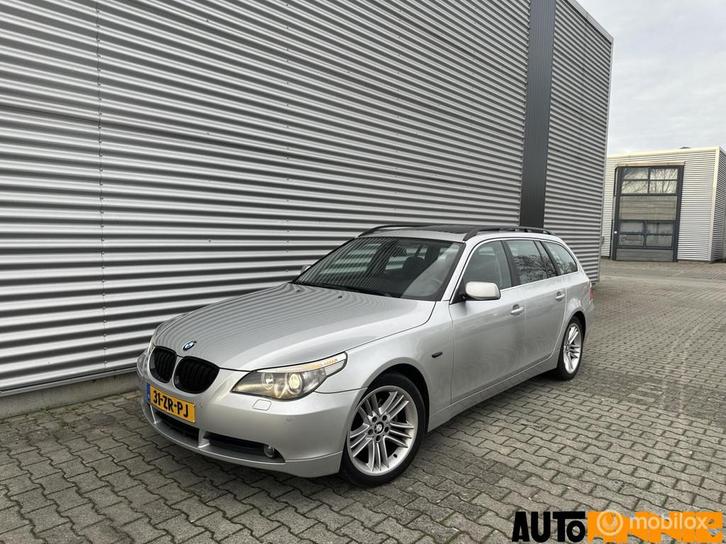 BMW 5-serie Touring 523i Executive Pano Clima Cruise, Auto's, BMW, Bedrijf, Te koop, 5-Serie, ABS, Airbags, Airconditioning, Alarm