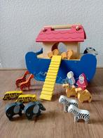 Ark van Noach hout compleet, Kinderen en Baby's, Speelgoed | Houten speelgoed, Ophalen of Verzenden, Gebruikt, Overige typen