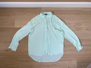 *NIEUW!* Mintgroene blouse / top, Stradivarius, satijn, XS beschikbaar voor biedingen