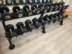 Dumbbell Rek met Dumbbells, Sport en Fitness, Fitnessmaterialen, Ophalen, Gebruikt, Rug, Dumbbell