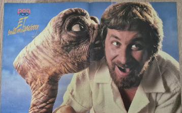 Hele mooie oude filmposter E.T & STEVEN SPIELBERG ( POPFOTO) beschikbaar voor biedingen
