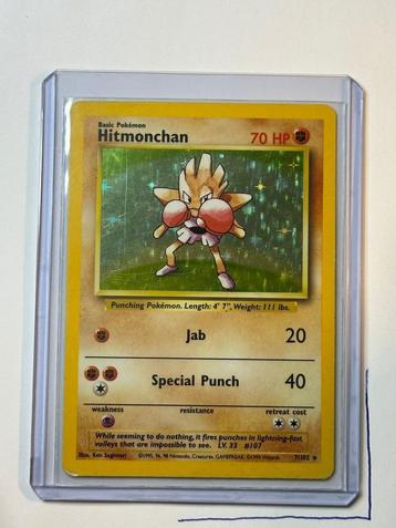 Hitmonchan Base Set #7/102 beschikbaar voor biedingen