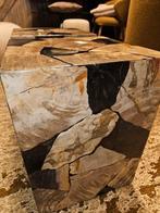Versteend houten salon tafel petrified wood, 50 tot 100 cm, Nieuw, Minder dan 50 cm, 50 tot 100 cm