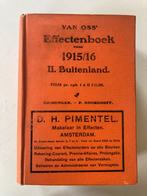 Van Oss Effectenboek 1915/16 buitenland, Verzenden