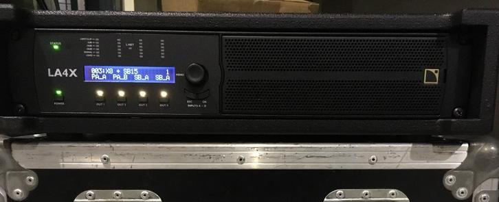 4* L-acoustics LA4X, Muziek en Instrumenten, Versterkers | Keyboard, Monitor en PA, Gebruikt, P.A., 1000 watt of meer, Ophalen