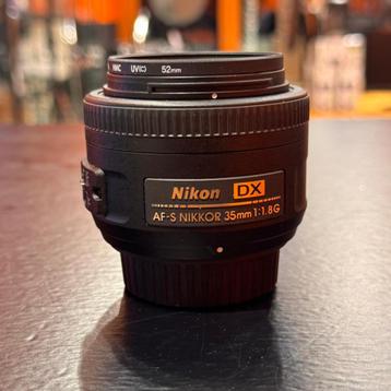 Nikon DX AF-S Nikkor 35 MM 1:1.8G Lens INCL Garantie (B) beschikbaar voor biedingen