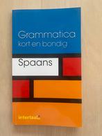 Grammatica Spaans - Kort en Bondig, Boeken, Ophalen of Verzenden, Zo goed als nieuw, Non-fictie