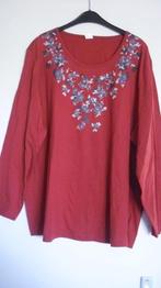 Rood shirt met opdruk maat 52, Ophalen of Verzenden, Zo goed als nieuw, Rood, Shirt of Top