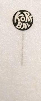 blikken speldje KORFBAL, Verzamelen, Speldjes, Pins en Buttons, Ophalen of Verzenden, Gebruikt, Overige onderwerpen, Speldje of Pin