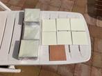 40 vintage wandtegels 15x15 cm 60er jaren wit zacht groen, Ophalen, Nieuw, Minder dan 20 cm, Minder dan 20 cm
