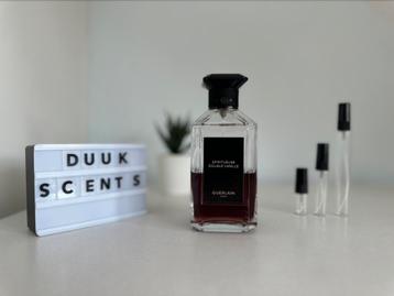 Guerlain Spiritueuse Double Vanille tester/sample/decant beschikbaar voor biedingen