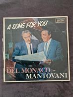 Mario Del Monaco & Mantovani - A Song For You LP, Ophalen of Verzenden, Modernisme tot heden, Gebruikt, Opera of Operette