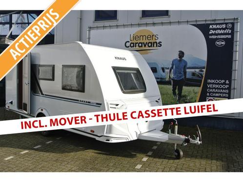 Knaus Sport E-Power Selection 420 QD GRATIS MOVER, Caravans en Kamperen, Caravans, Bedrijf, tot en met 3, 1000 - 1250 kg, Treinzit