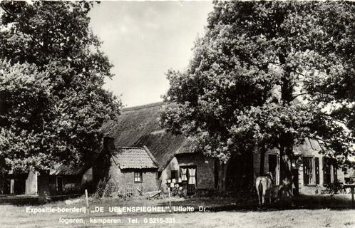 Expositie-boerderij De Uelenspieghel, Uffelte Dr. - ongelope, Verzamelen, Ansichtkaarten | Nederland, Ongelopen, Overijssel, 1920 tot 1940