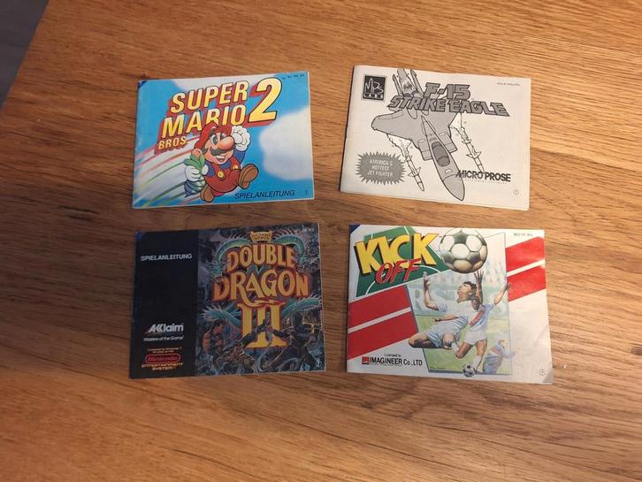 Diverse originele NES Handleidingen, Spelcomputers en Games, Games | Overige, Gebruikt, Sport, 1 speler, Vanaf 3 jaar, Ophalen of Verzenden