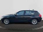 BMW 1-serie 118i High Executive | Automaat | Cruise | Clima, 65 €/maand, Gebruikt, Zwart, Bedrijf