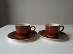 Pagnossin Italy 2 vintage espressokopjes, Ophalen of Verzenden
