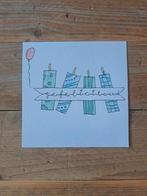 Handletter kaart gefeliciteerd, Ophalen of Verzenden, Nieuw, Overige thema's