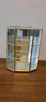 Kleine Vitrinekast met Glazen Deur, Minder dan 50 cm, Met deur(en), Ophalen of Verzenden, Zo goed als nieuw