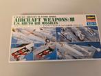 Hasegawa 1:72 Aircraft Weapons 3 raketten US Missiles, Hobby en Vrije tijd, Modelbouw | Vliegtuigen en Helikopters, Nieuw, Hasegawa