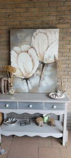 tuin decoratie - schilderij - canvas, Ophalen, Gebruikt