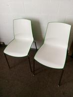 witte stoel , 2 stuks, Ophalen, Gebruikt, Twee, Wit