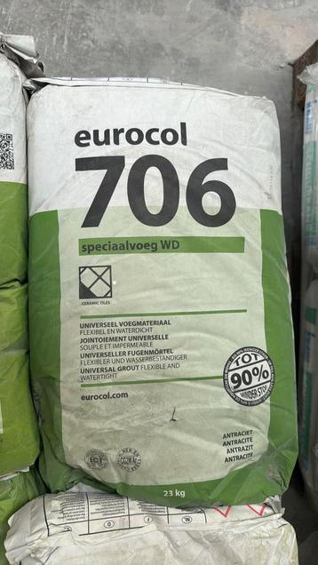 14 zakken eurocol universeel voegmateriaal beschikbaar voor biedingen
