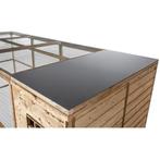 Houten Kippenren met groot nachthok en legnest | 448 x 179, Dieren en Toebehoren, Ophalen of Verzenden, Nieuw, Kippenhok of Kippenren