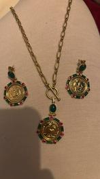 18 karaat marokkaanse set, Sieraden, Tassen en Uiterlijk, Kettingen, Ophalen of Verzenden, Zo goed als nieuw, Goud