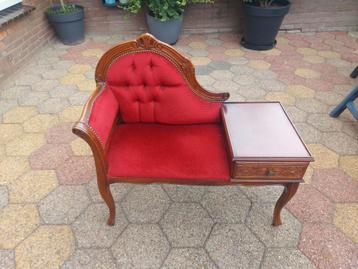 Telefoonbankje Antiek Vintage Retro izgs! beschikbaar voor biedingen