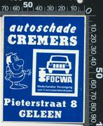 Sticker: Autoschade Cremers - Geleen, Verzamelen, Stickers, Ophalen of Verzenden, Zo goed als nieuw, Auto of Motor