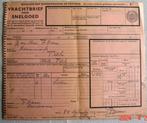 NS, Vrachtbrief voor Snelgoed, getekend 24 september 1943., Overige typen, Gebruikt, Ophalen of Verzenden, Trein